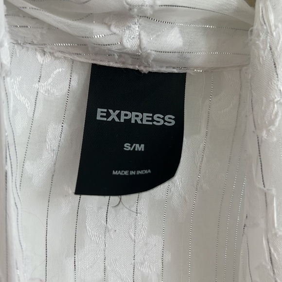 EXPRESS White Sheer Coverup - Picture 3 of 3